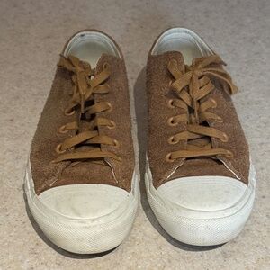 Pro-Keds Men's Royal Lo Hairy Suede Sneakers - Orange